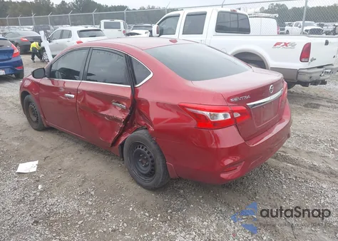 2017 Nissan Sentra Sv из США, поврежденный, VIN 3N1AB7APXHY212041